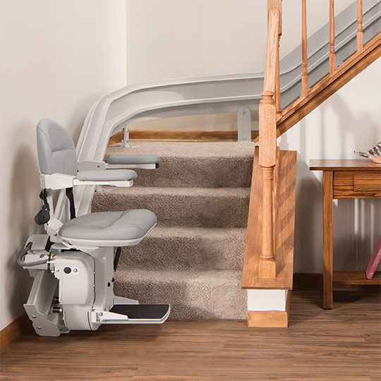 San Diego cost bruno cre2110 curved stair chair lift