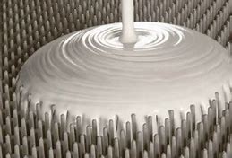 Latex being poured into mold