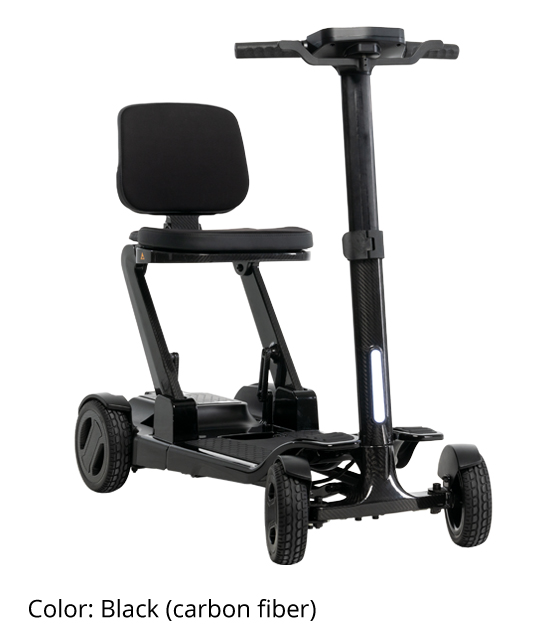 Los Angeles Pride Mobility electric carbon folding mobility scooter