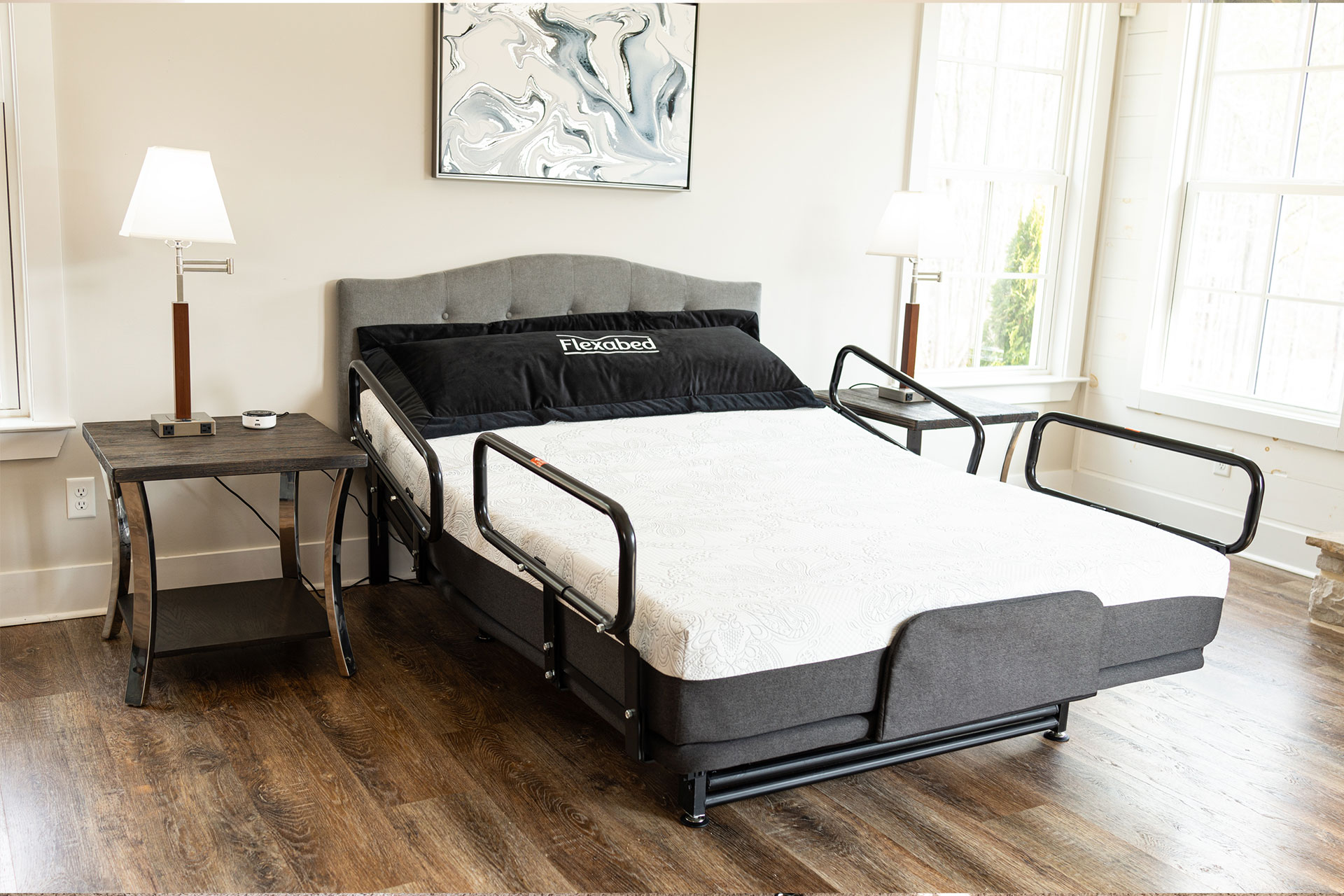 Flexabed hi-low hospital bed